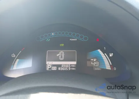 2013 Nissan Leaf S z USA, uszkodzony, nr VIN 1N4AZ0CP8DC415662